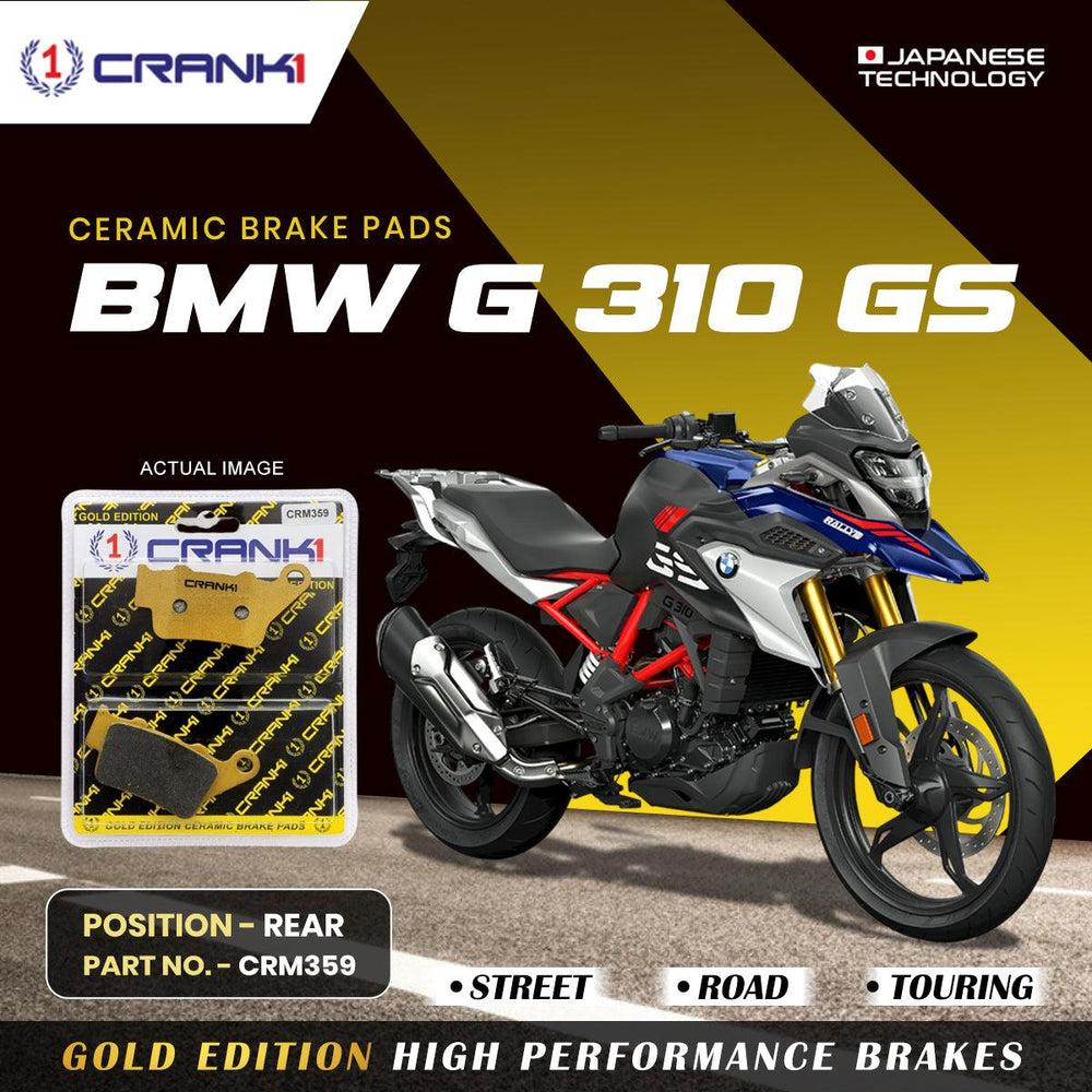 Ceramic Brake Pads For BMW G 310 GS - Rear - CRM359