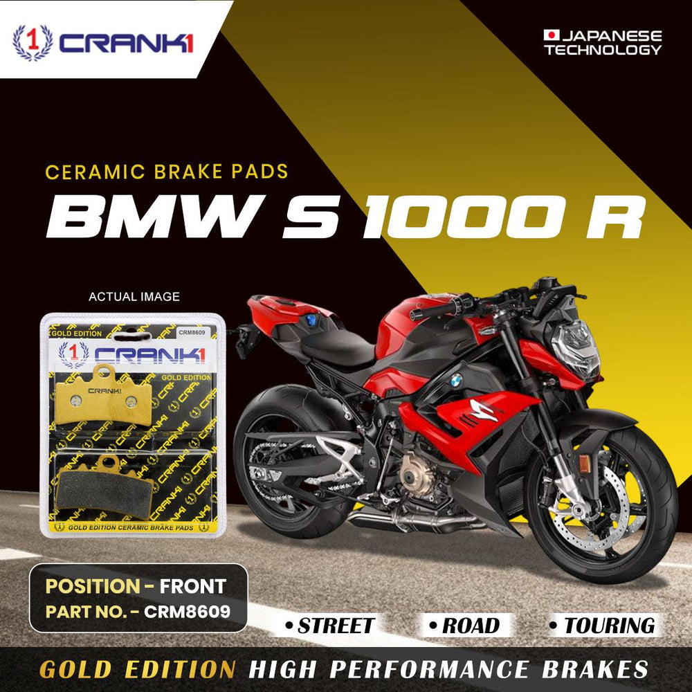 Ceramic Brake Pads For BMW S 1000 R - Front - CRM8609