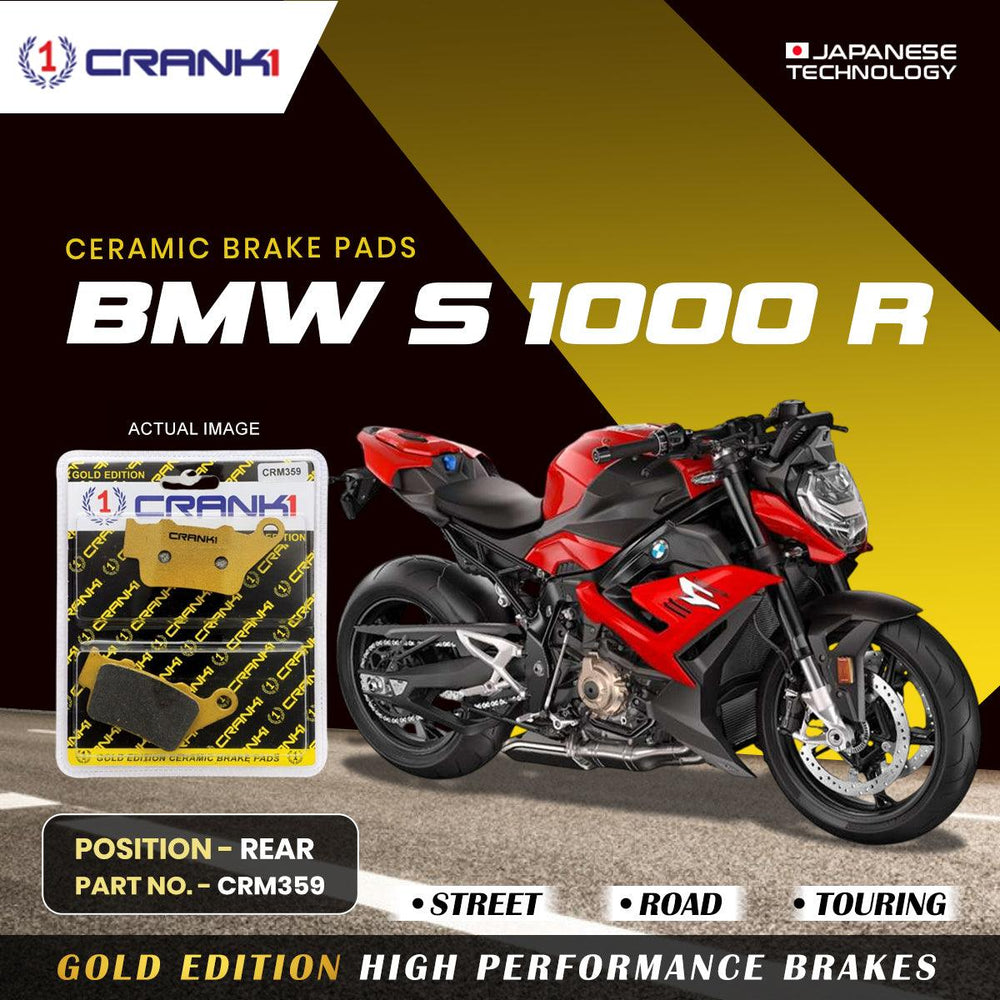 Ceramic Brake Pads For BMW S 1000 R - Rear - CRM359