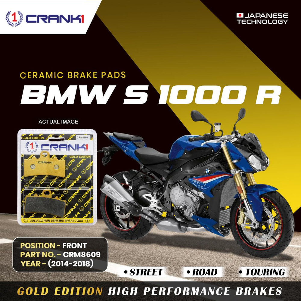 Ceramic Brake Pads For BMW S 1000 R (2014-2018) - Front - CRM8609