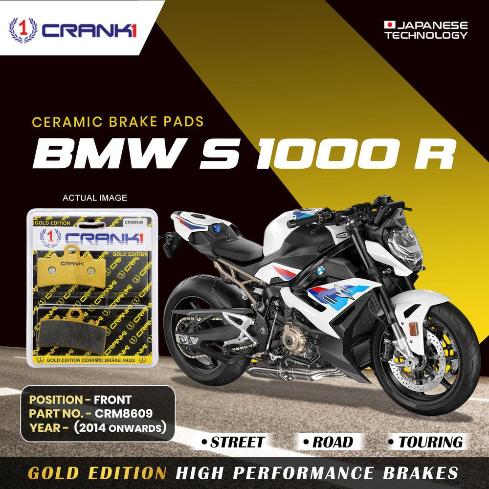 Ceramic Brake Pads For BMW S 1000 R (2014 Onwards) - Front - CRM8609 - 2 Sets
