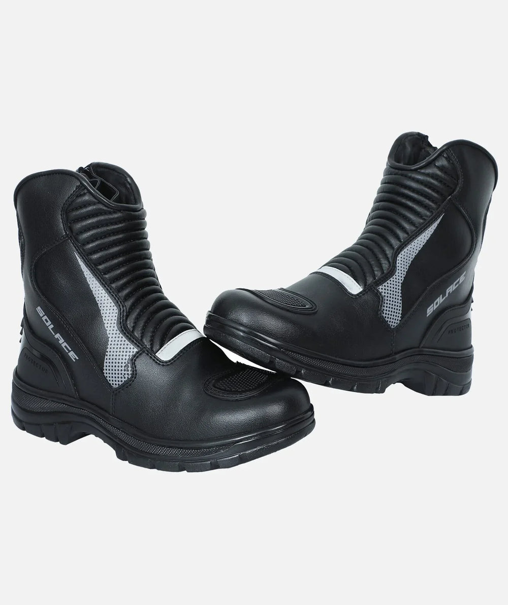 Scout Motorcycle Boots (B.Grey)