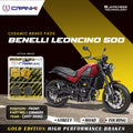 Ceramic Brake Pads For Benelli Leoncino 500 (2017-2020) - Front - CRM689