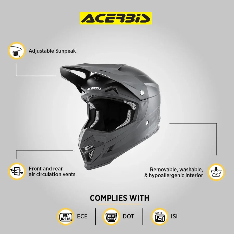 Acerbis Profile 4 Helmet - Matt-Black
