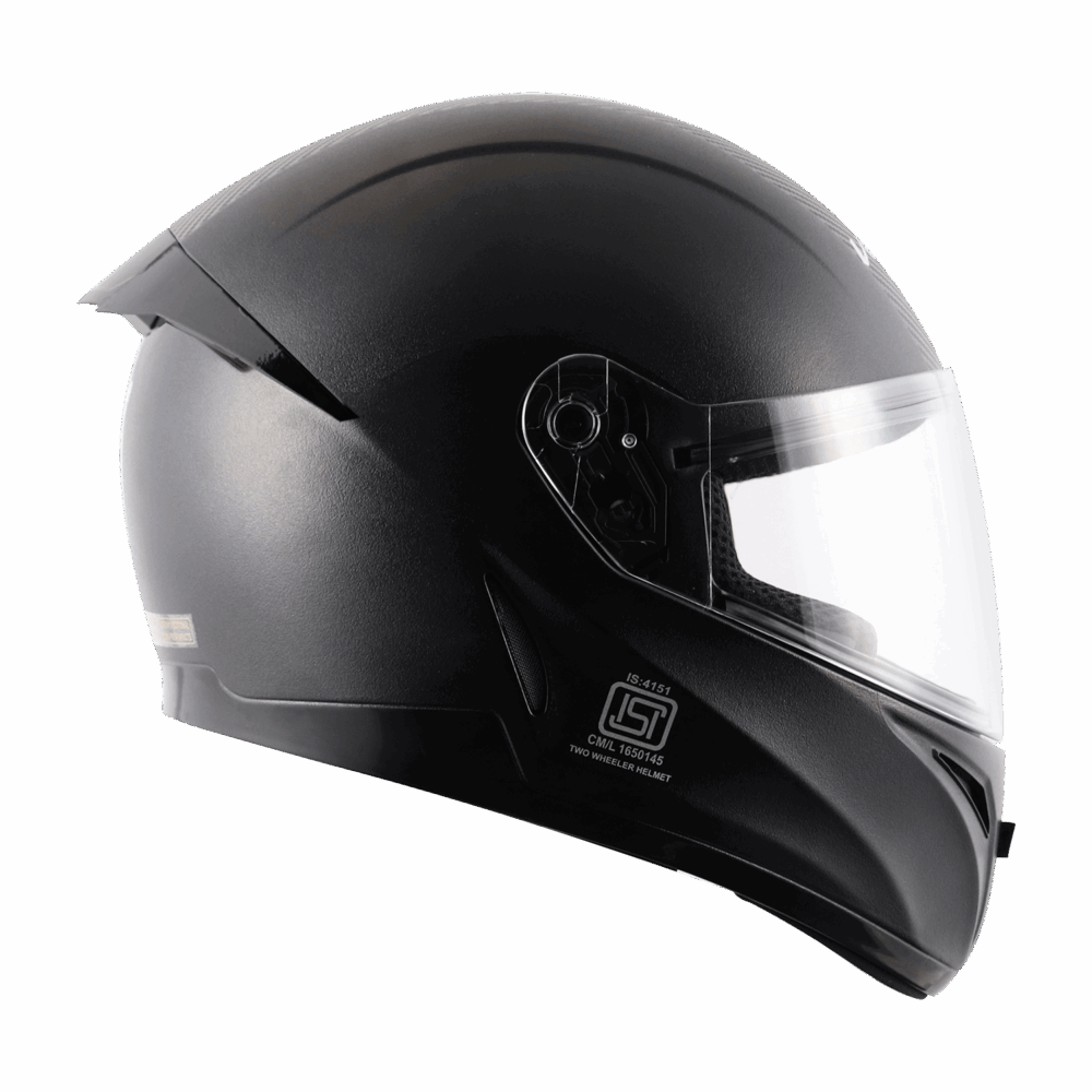 Breeze Texture Finish Helmet with Spoiler image 3