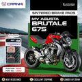 Sintered Brake Pads For MV Agusta Brutale 675 - Rear - CB662