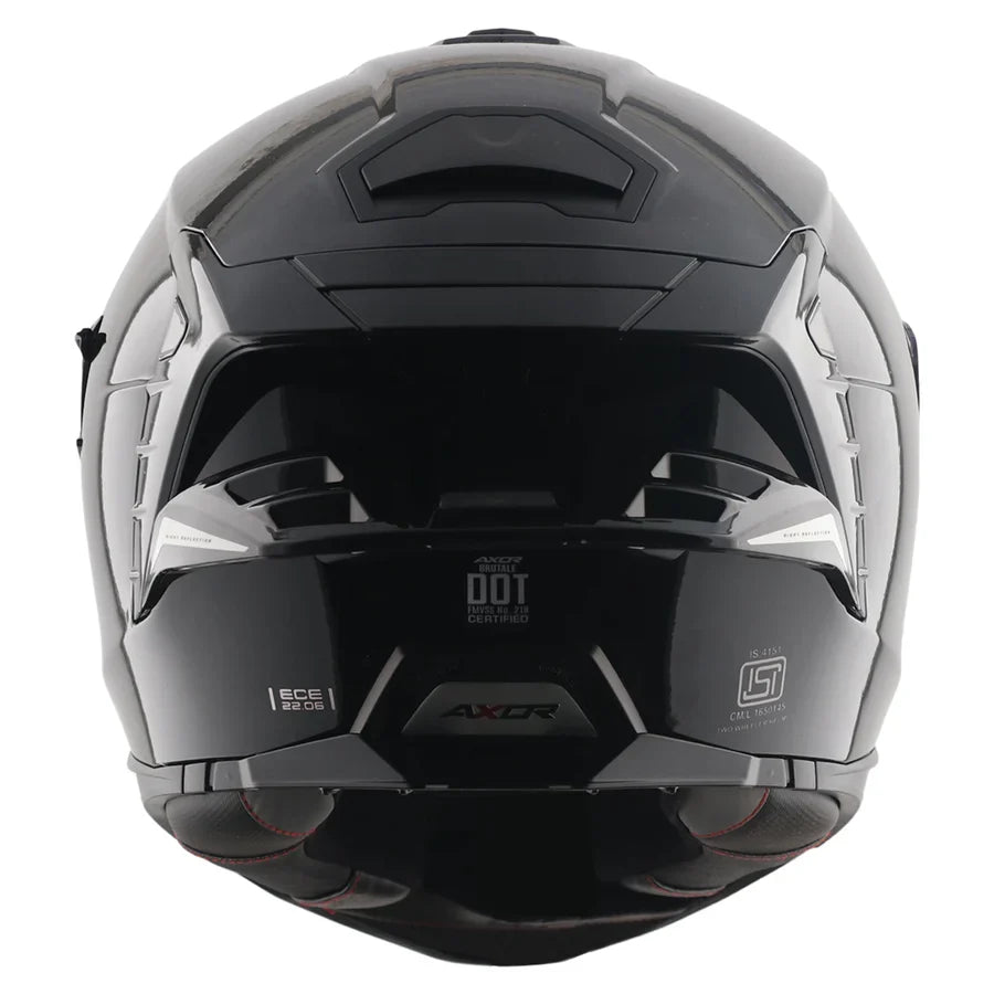 Brutale Solid Colors Dual Spoiler Helmet