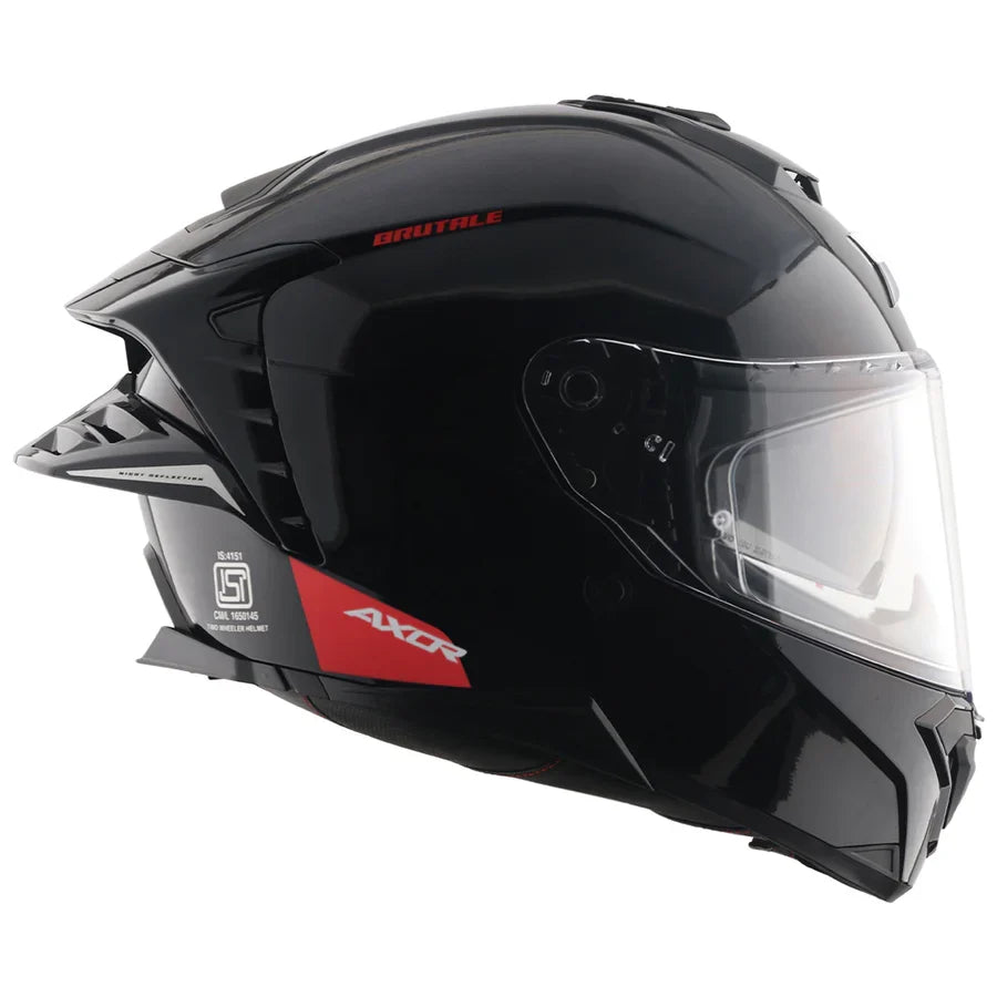 Brutale Solid Colors Dual Spoiler Helmet