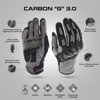 Acerbis CARBON G 3.0 Gloves (BLACK/GREY)