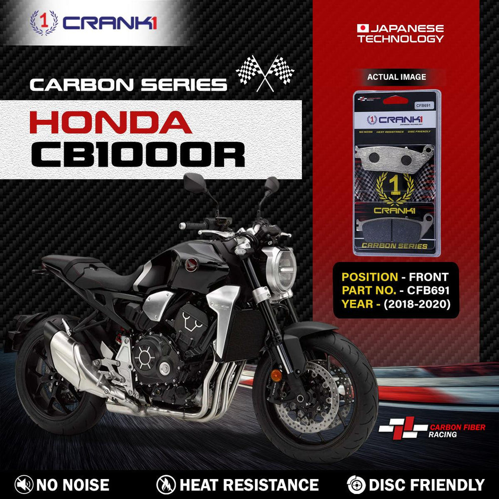 Carbon Brake Pads For Honda CB1000R (2018-2020) - Front - CFB691