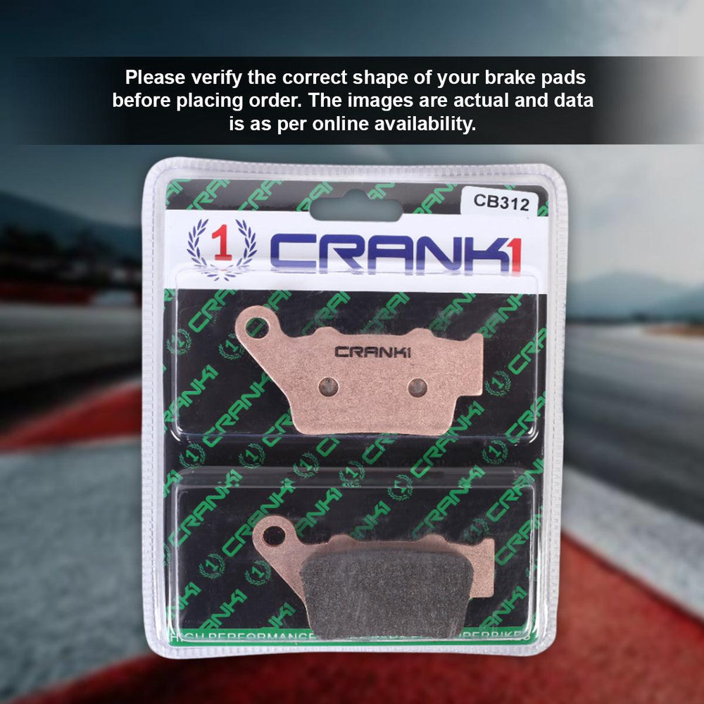 Sintered Brake Pads For Ducati Scrambler Desert Sled 800 (2017-2018) - Rear - CB312