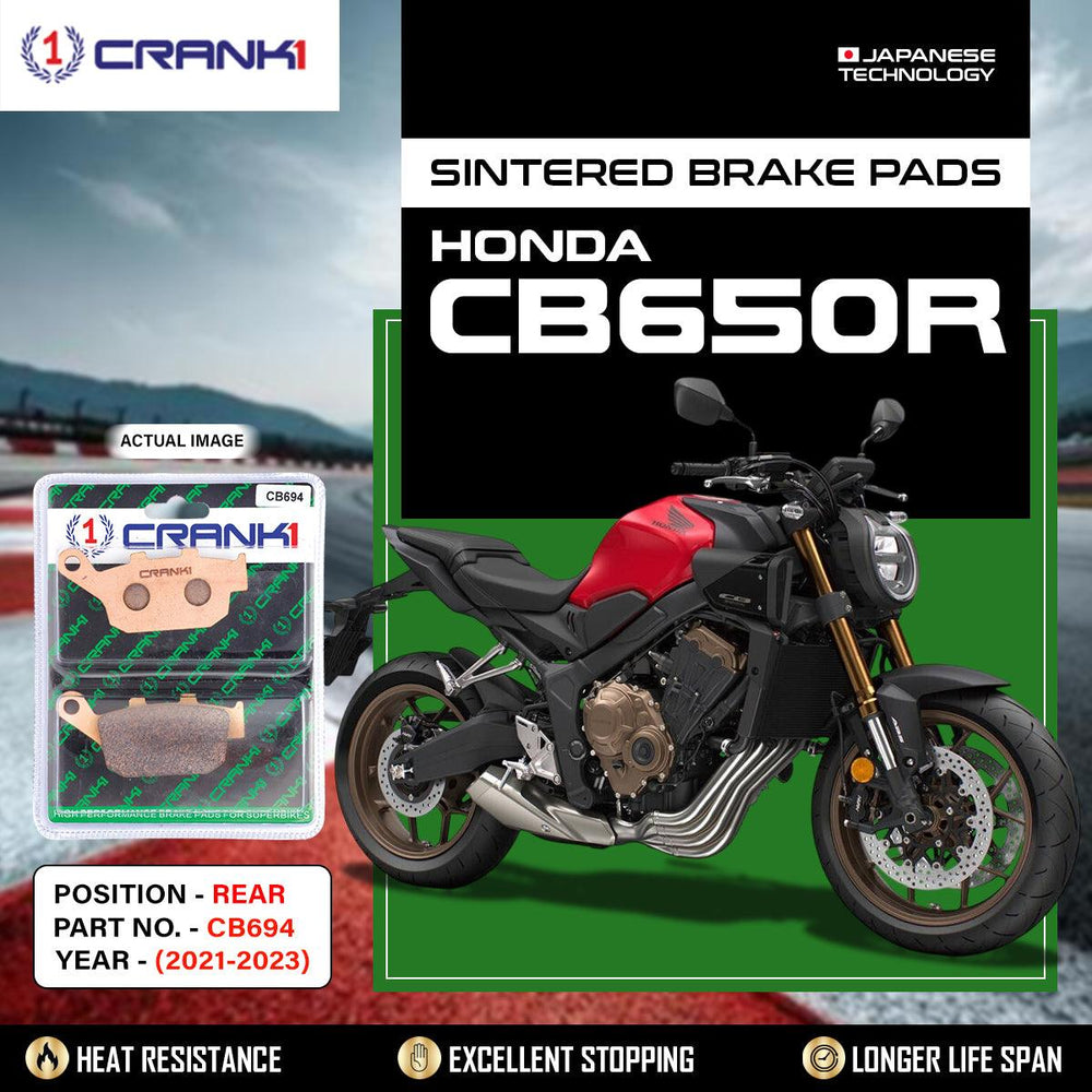 Sintered Brake Pads For Honda CB650R (2021-2023) - Rear - CB694