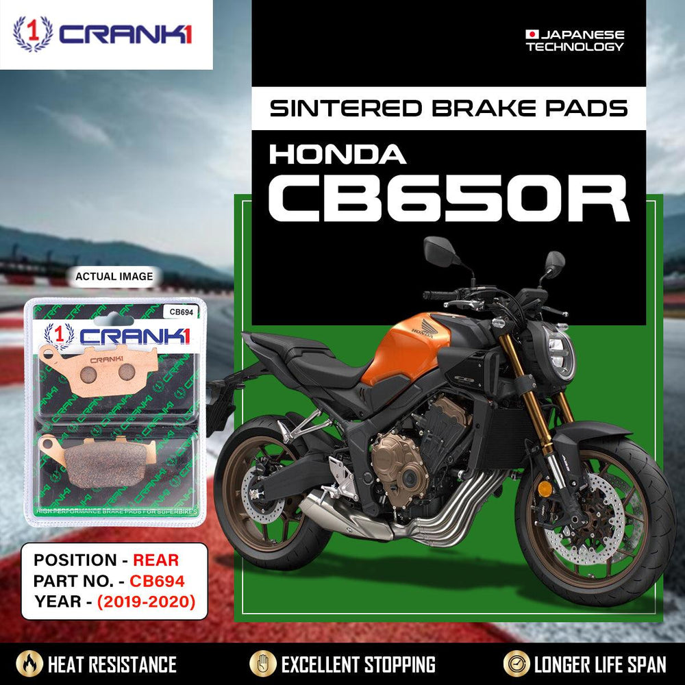 Sintered Brake Pads For Honda CB650R  (2019-2020) - Rear - CB694