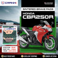 Sintered Brake Pads For Honda CBR250R (2011-2014) - Rear - CB694