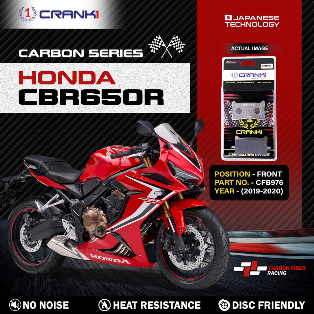Carbon Brake Pads For Honda CBR650R (2019-2020) - Front - CFB976 - 2 Sets