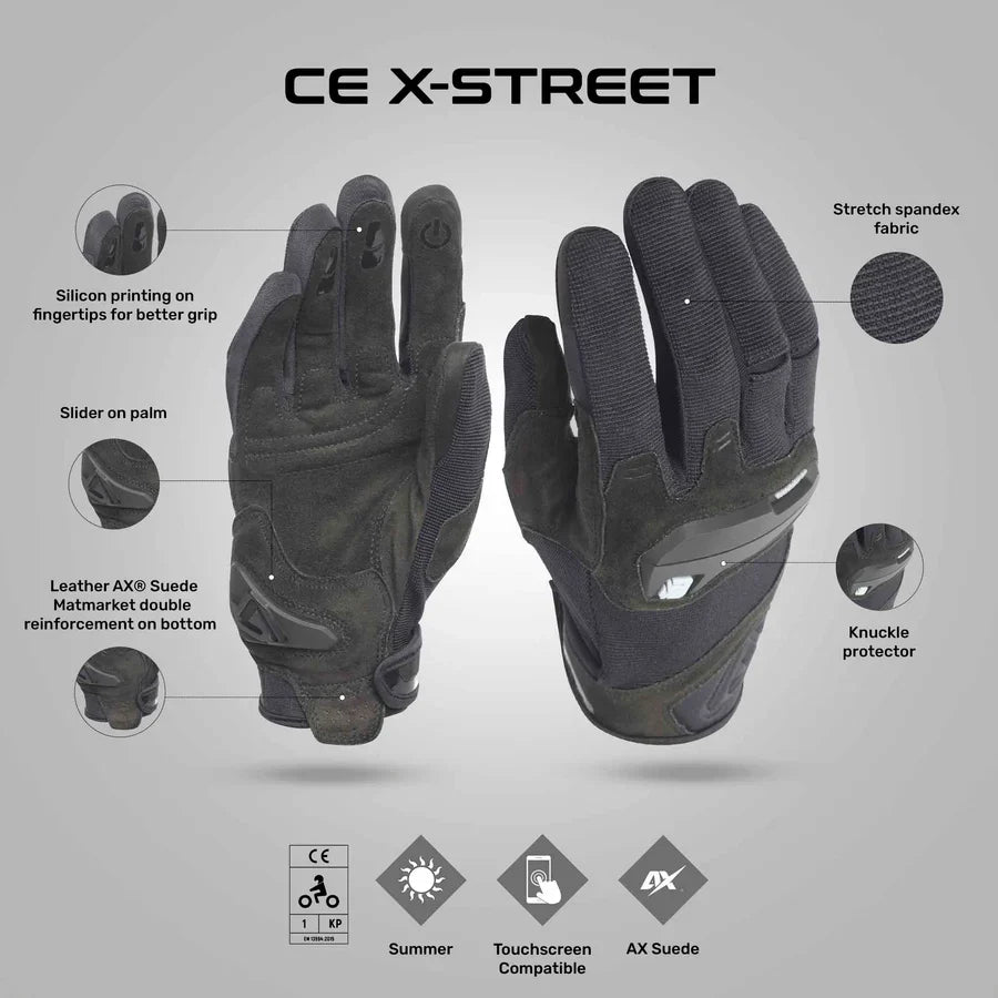 Acerbis X-STREET CE Glove (Black)