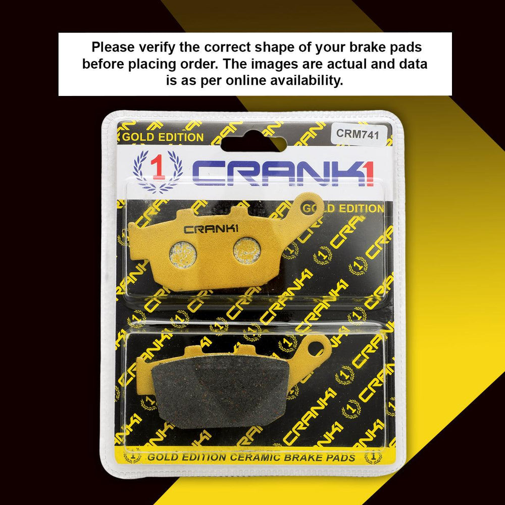Ceramic Brake Pads For Honda CBR650 - Rear - CRM741