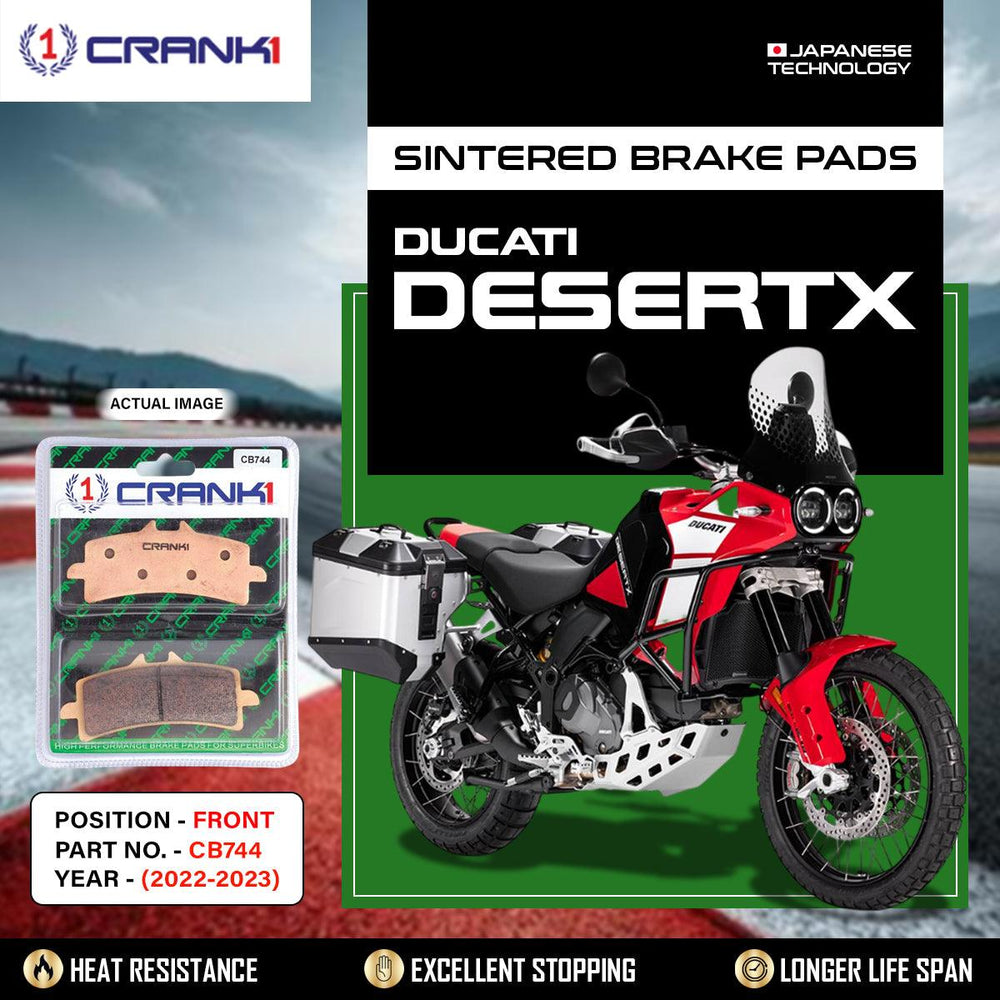 Sintered Brake Pads For Ducati DesertX (2022-2023) - Front - CB744