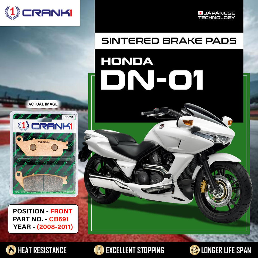 Sintered Brake Pads For Honda DN-01 (2008-2011) - Front - CB691