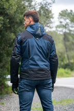 LS2 JACKET ZIRCONIUM EVO BLUE BLACK YELLOW