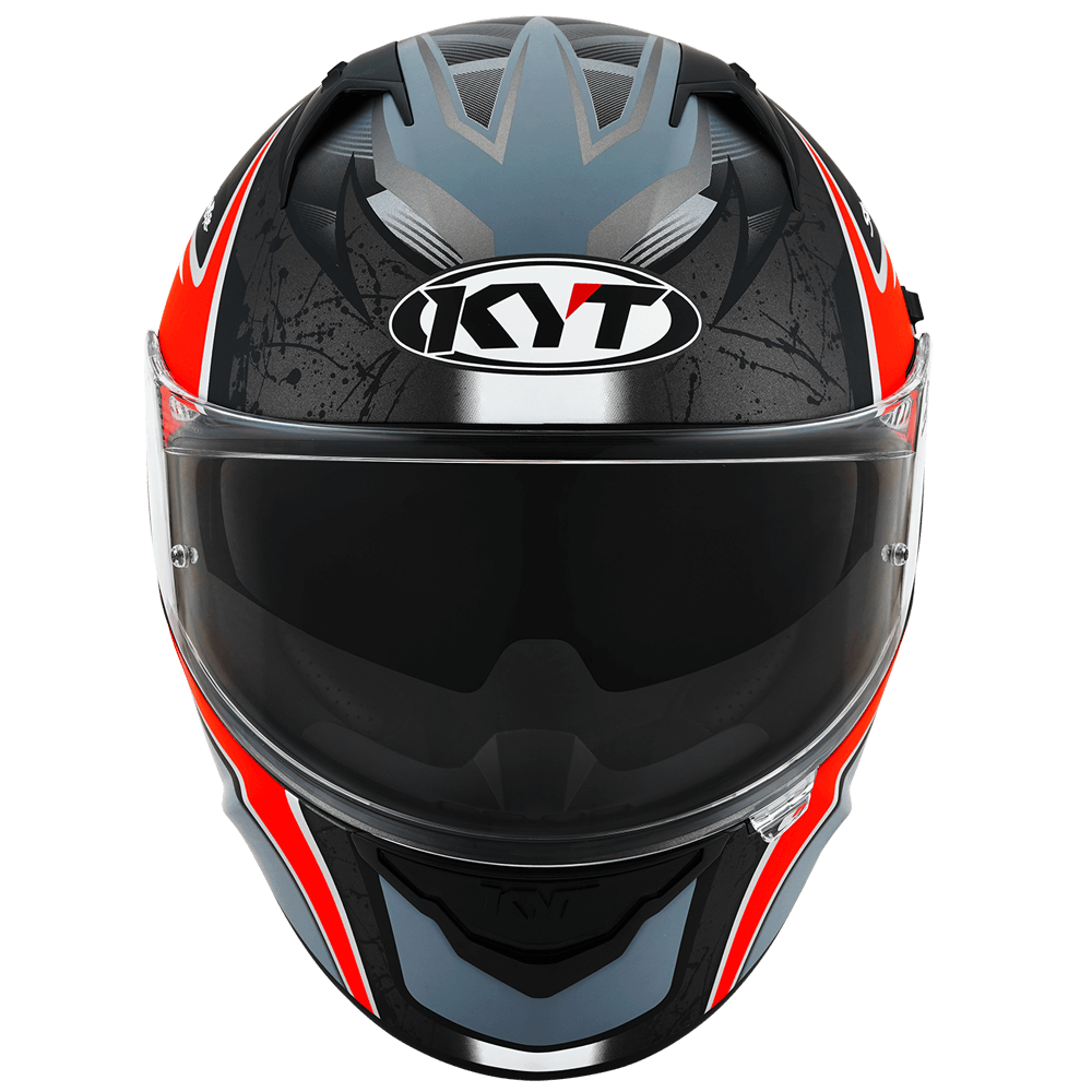 KYT NFR Mindset Matt Anthracite Red Helmet