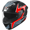 KYT NFR Mindset Matt Anthracite Red Helmet