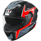 KYT NFR Mindset Matt Anthracite Red Helmet