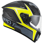 KYT NFR Mindset Matt Anthracite Yellow Helmet