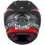KYT NFR Mindset Matt Anthracite Red Helmet