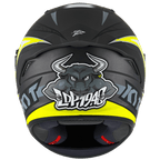 KYT NFR Mindset Matt Anthracite Yellow Helmet