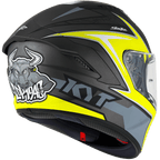 KYT NFR Mindset Matt Anthracite Yellow Helmet