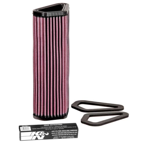 K&N Air Filter for DUCATI STREETFIGHTER, DIAVEL TITANIUM, DARK, CARBON. STRADA, AMG, CROMO, EVO 848, MULTISTRADA,1198SP (2007-2015) (DU-1007)