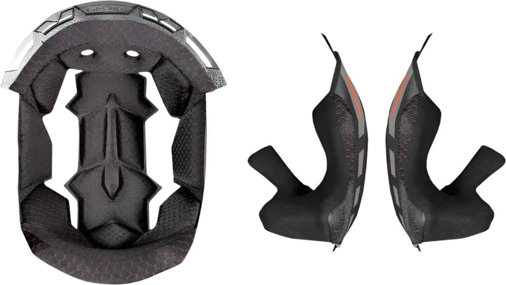 LS2 SPARE CHEEK PADS AND LINER SET FOR LS2 FF805 THUNDER HELMETS