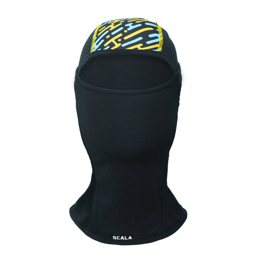 CoolKnit Multipanel Balaclava: Blue Yellow