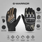 Spidi  G-Warrior Gloves BLACK SAND