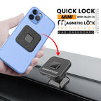 Quick Lock GEN-1 with in-built MAGNETIC LOCK Technology Mobile Holder For Bike Handlebar