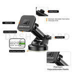 Quick Lock GEN-1 with in-built MAGNETIC LOCK Technology Car Dashboard Mobile Holder