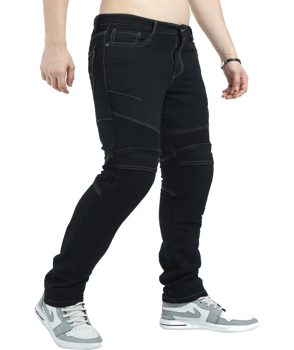 GRAVEL Motorcycle Kevlar Denim(Black)