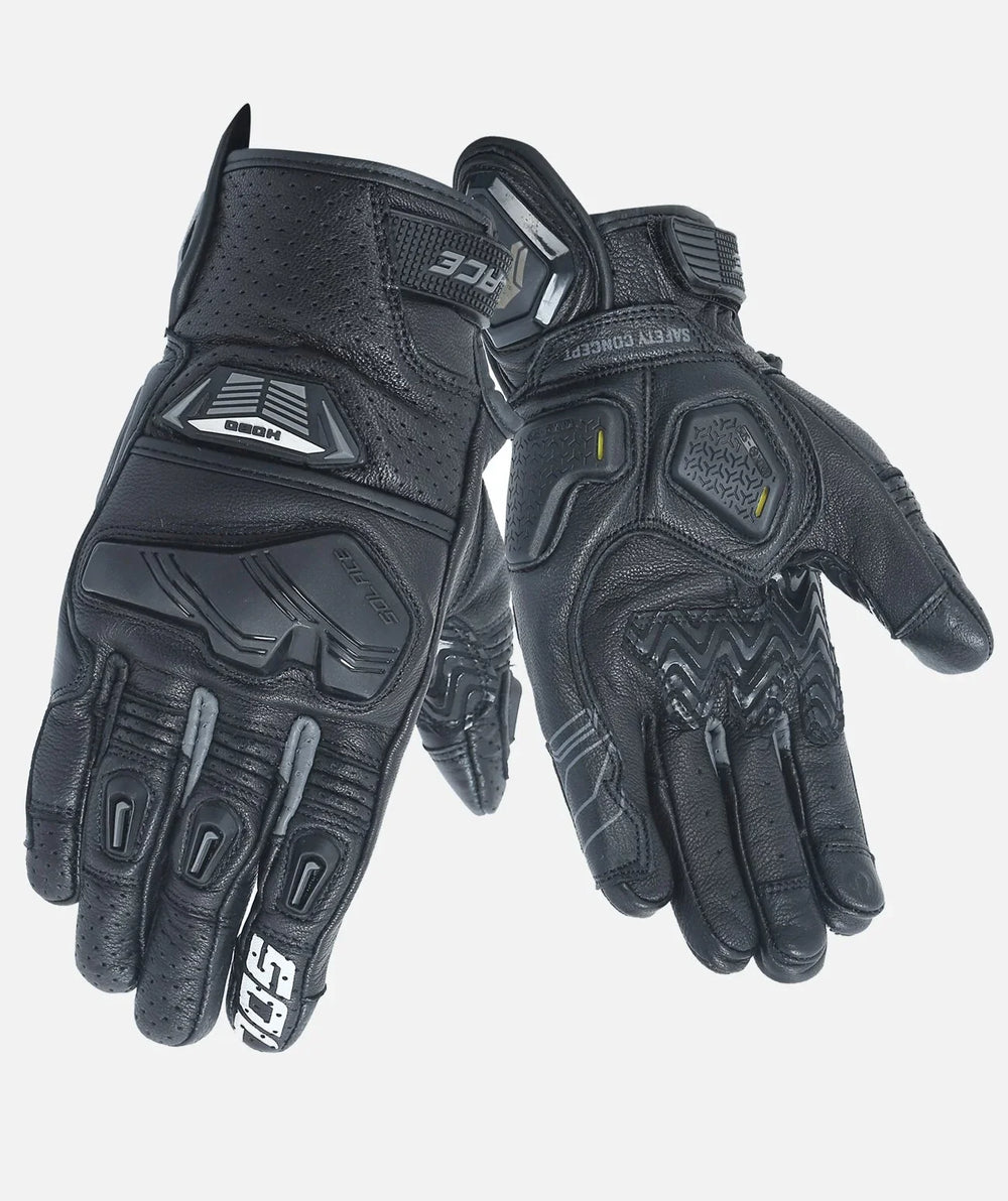 Hobo Semi-Gauntlet Gloves ( Black)