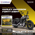 Ceramic Brake Pads For Harley Davidson Forty Eight - Front - CRM2809