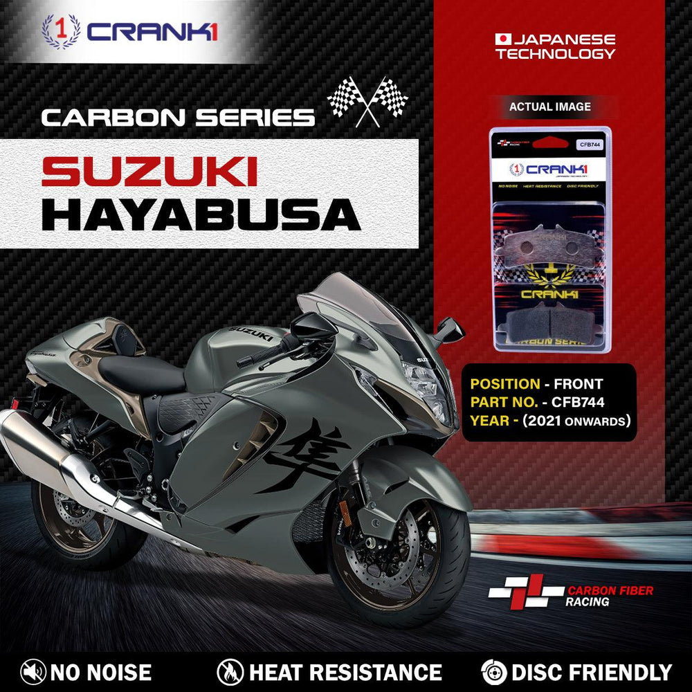Carbon Brake Pads For Suzuki Hayabusa (2021 Onwards) - Front - CFB744 - 2 Sets