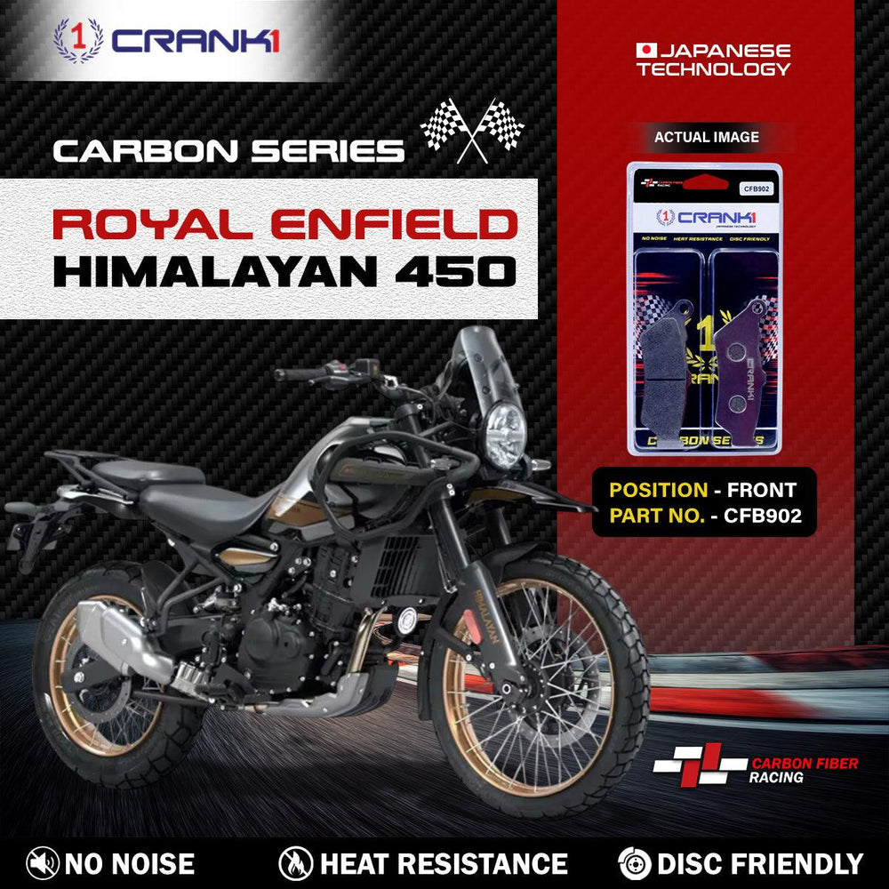 Carbon Brake Pads For Royal Enfield Himalayan 450 - Front - CFB902