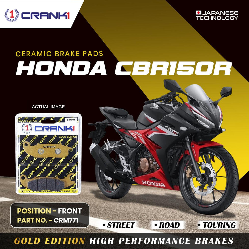 Ceramic Brake Pads For Honda CBR150R - Front - CRM771