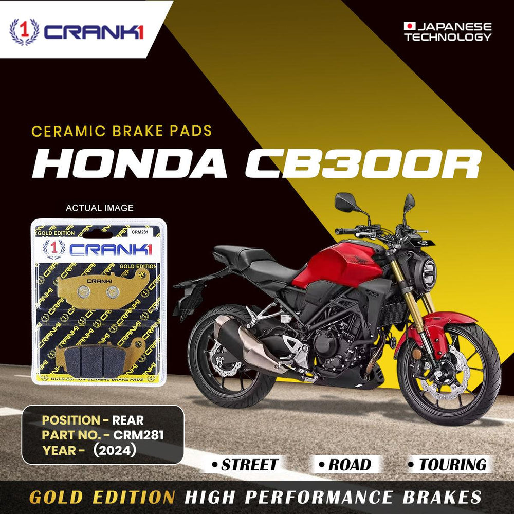 Ceramic Brake Pads For Honda CB300R (2024) - Rear - CRM281