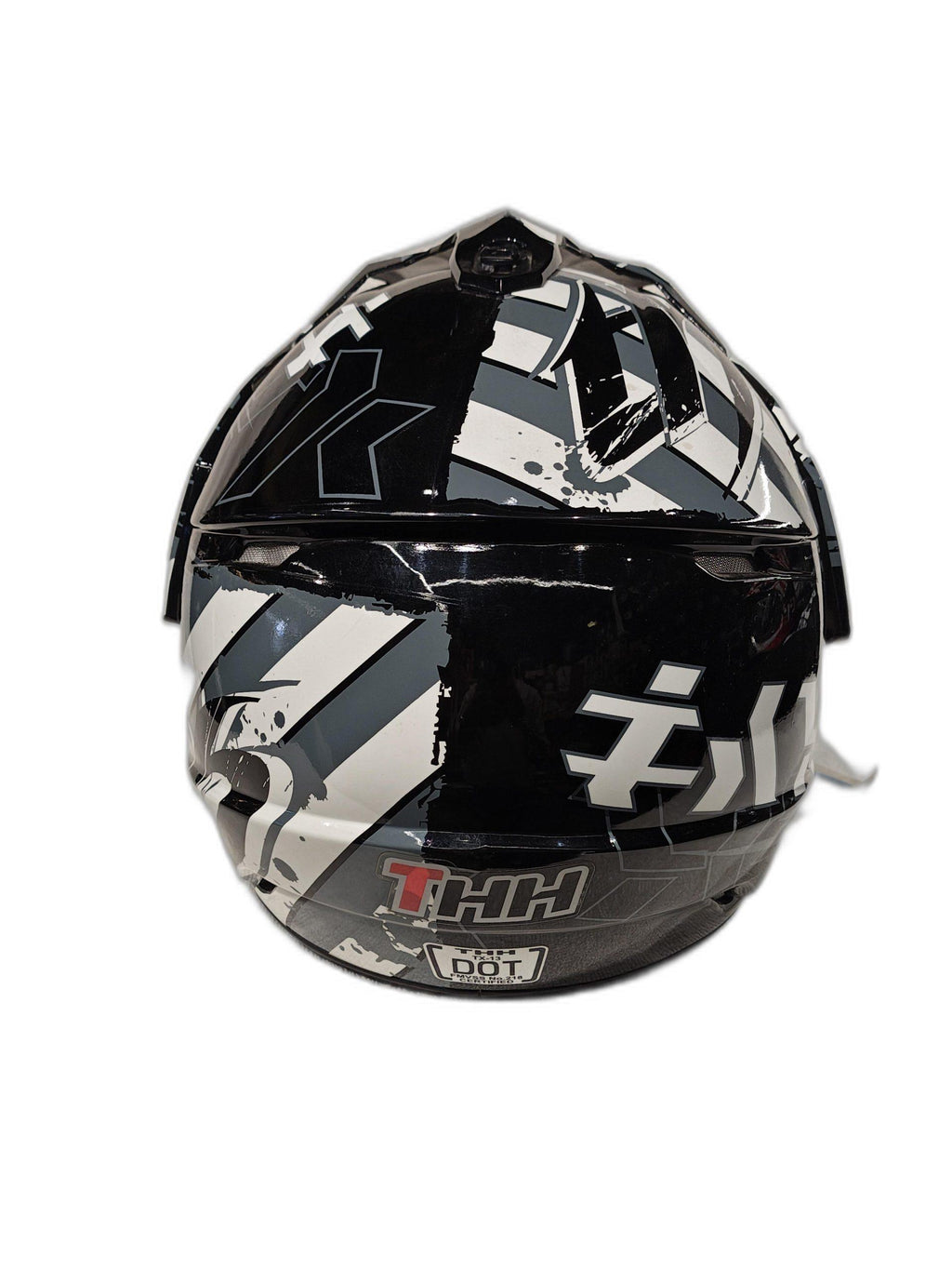 THH BLACK & WHITE  HELMET