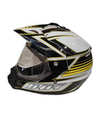 THH BLACK WHITE YELLOW HELMET
