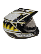 THH BLACK WHITE YELLOW HELMET