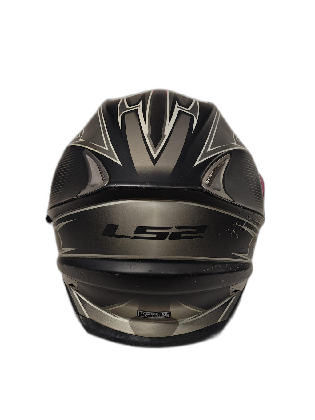 LS2 BLACK GREY HELMET