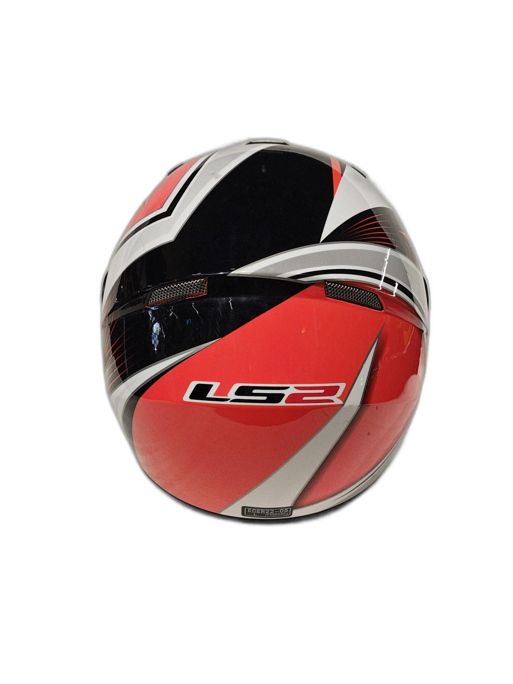 LS2 RED WHITE HELMET