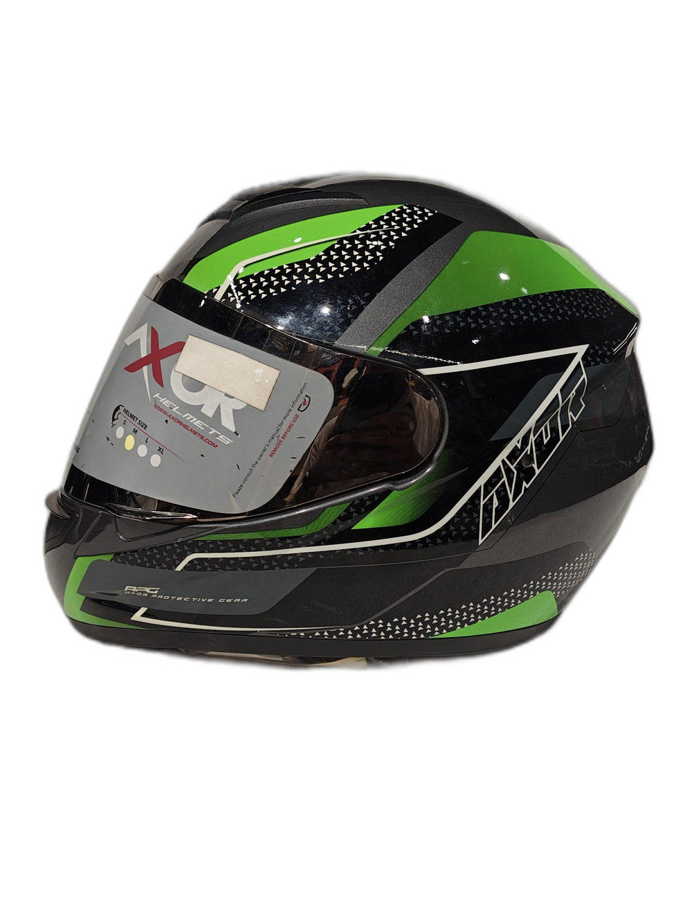 AXOR BLACK GREEN HELMET